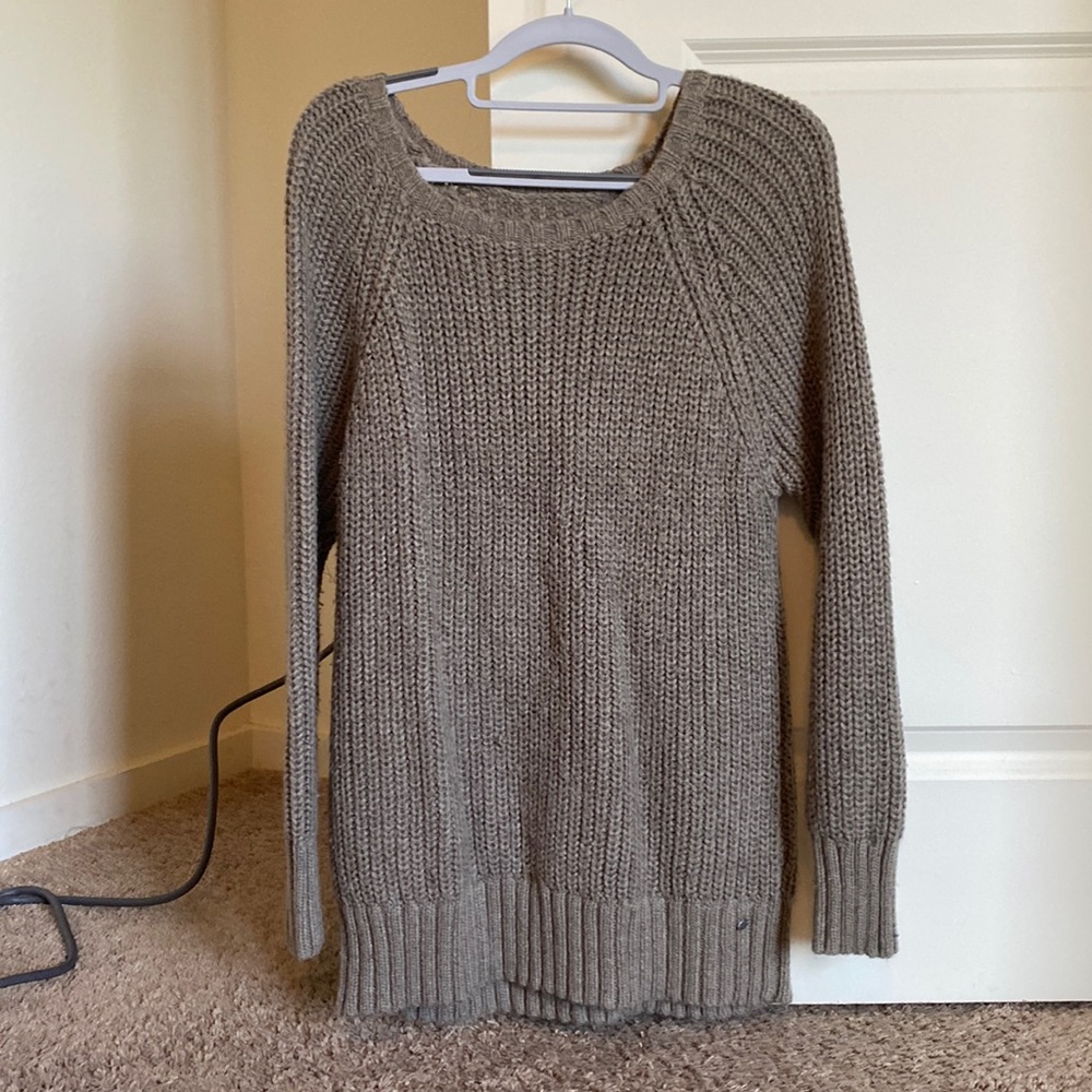 Brown American eagle sweater